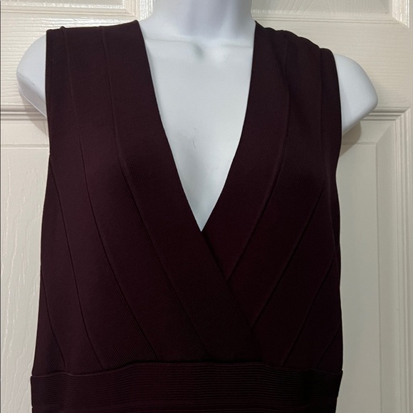 INC International Concepts Bodycon Eggplant Dress EUC retail $89 - Picture 3 of 5